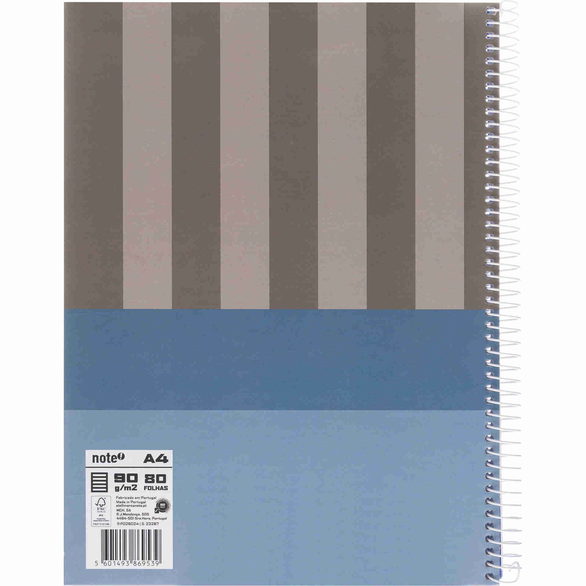 Caderno Note! Espiral Capa Dura A4 Pautado Dynamic para App Leccit (v&aacute;rias cores)