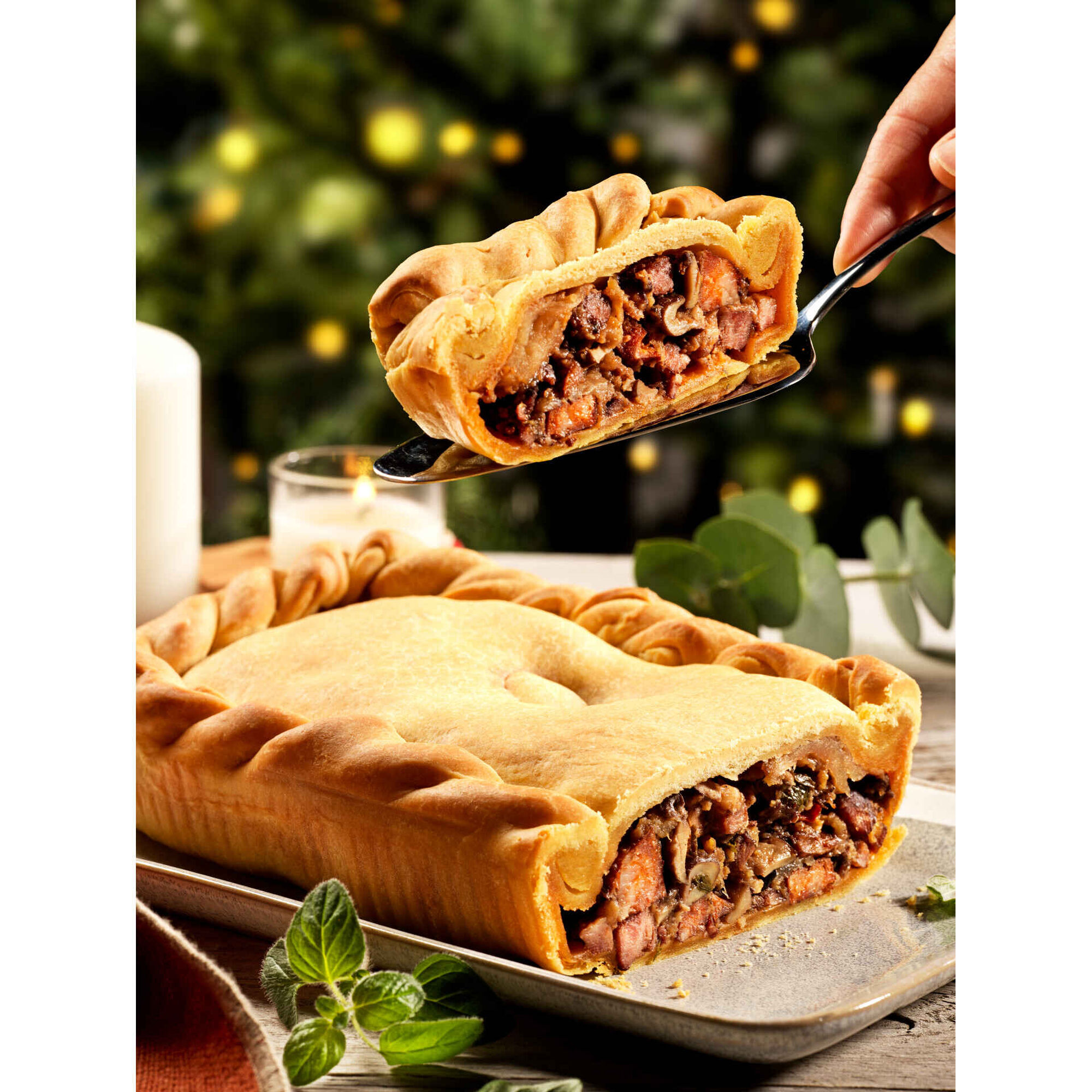 Empada de Fumeiro e Maçã (Entregas para o Natal)