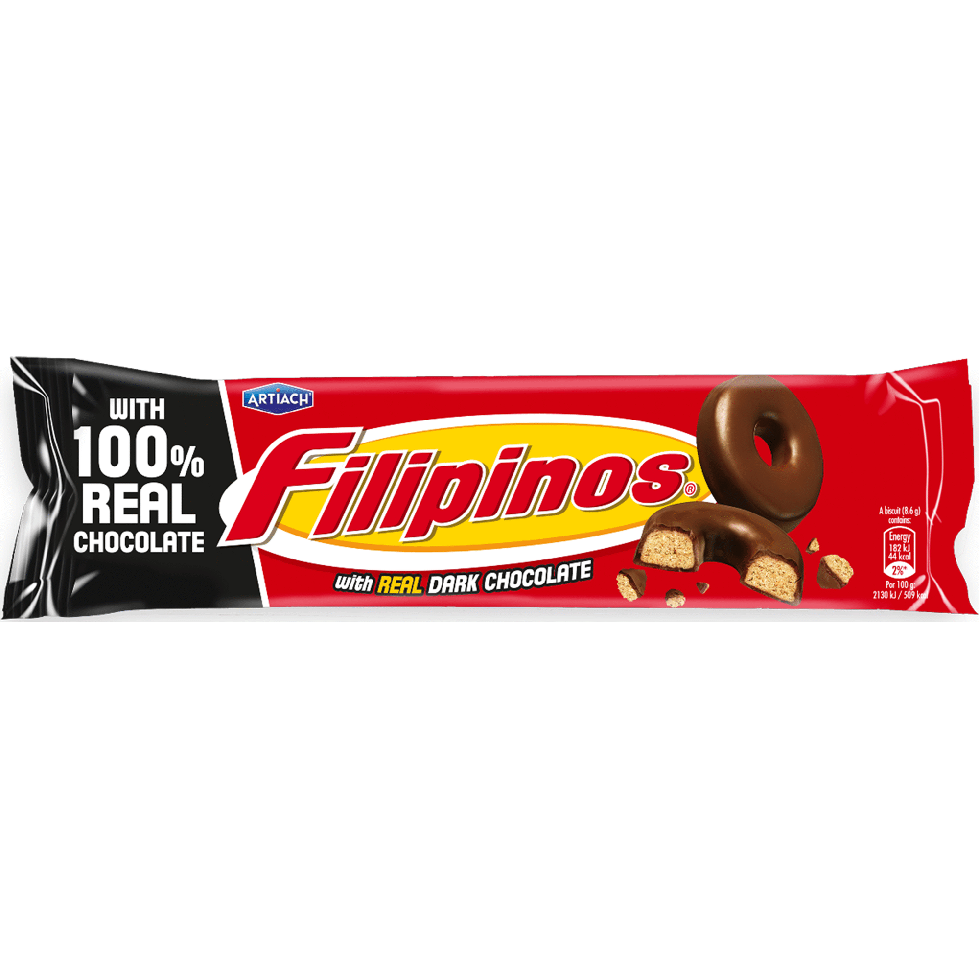 Bolachas com Cobertura Chocolate Negro