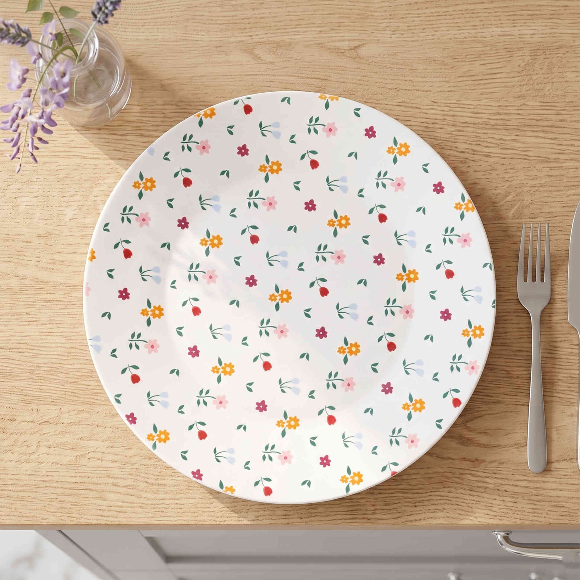 Servi&ccedil;o 4 Pessoas Flores Casa em Flor Kasa