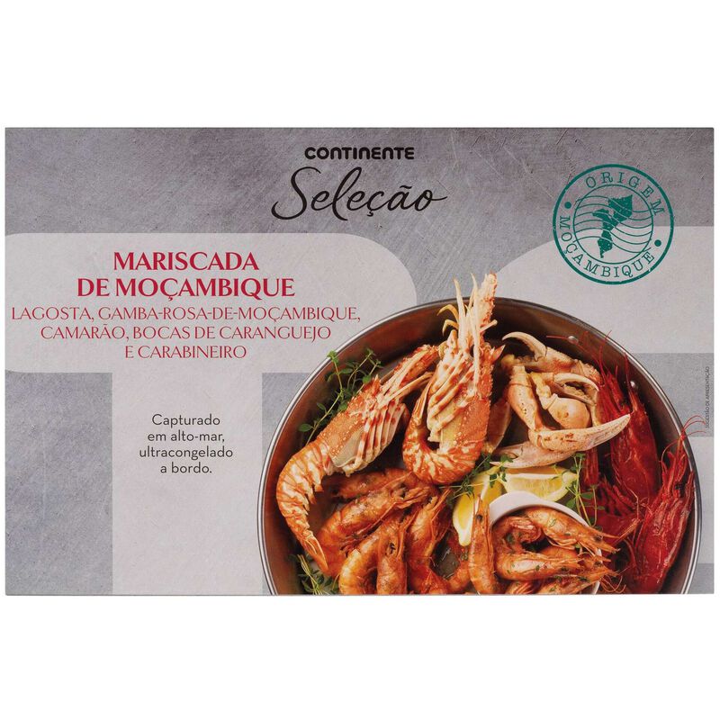 Mariscada de Moçambique Ultracongelada Continente Seleção