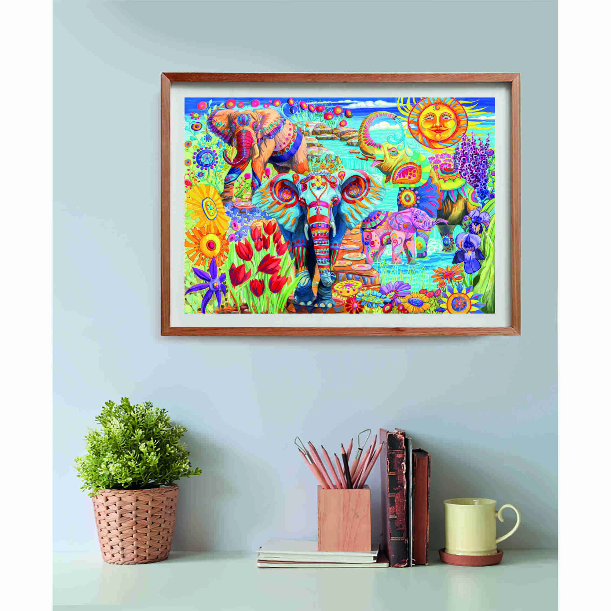 Puzzle Elephants' Carnival 500 Peças