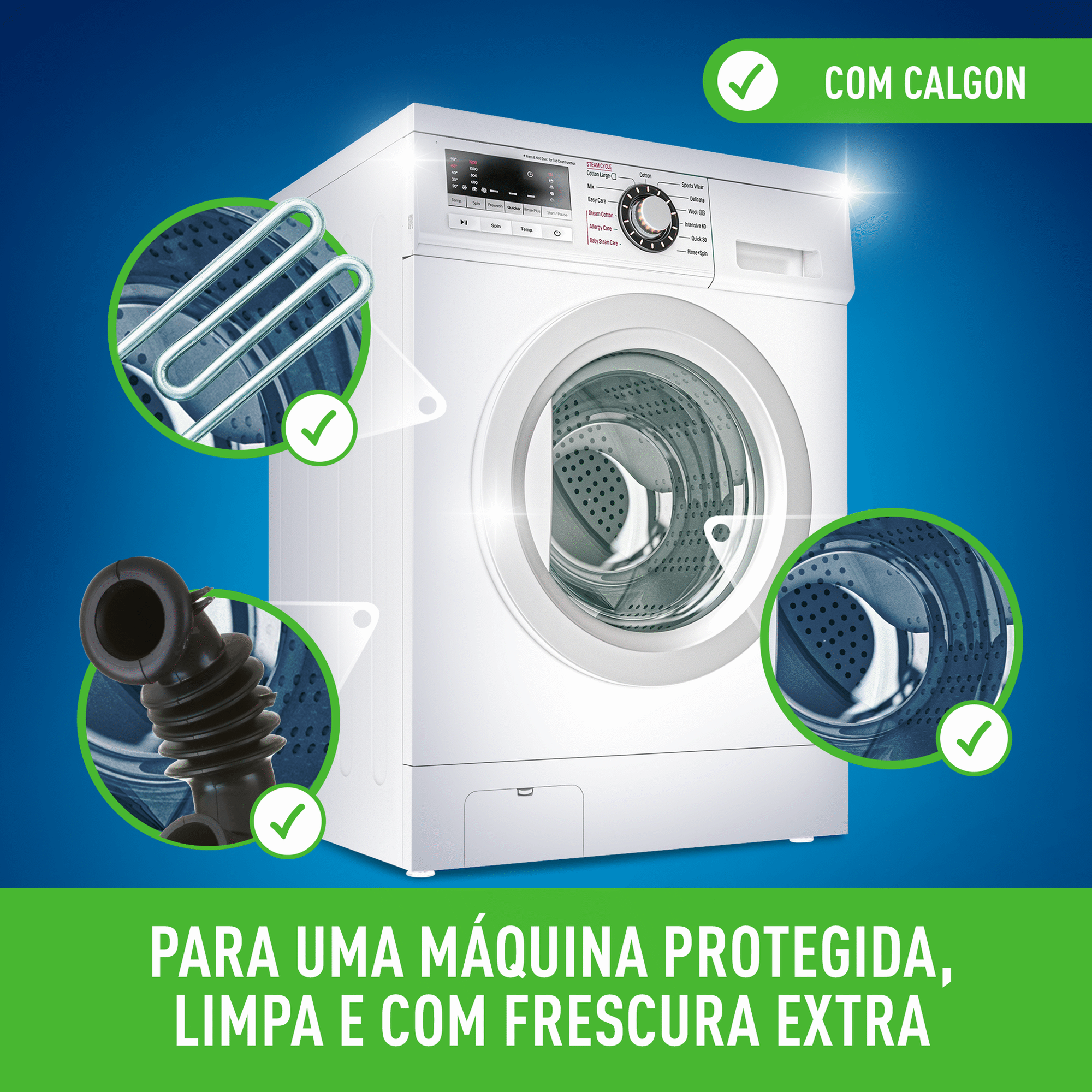 Descalcificador Máquina Roupa Gel 4 em 1