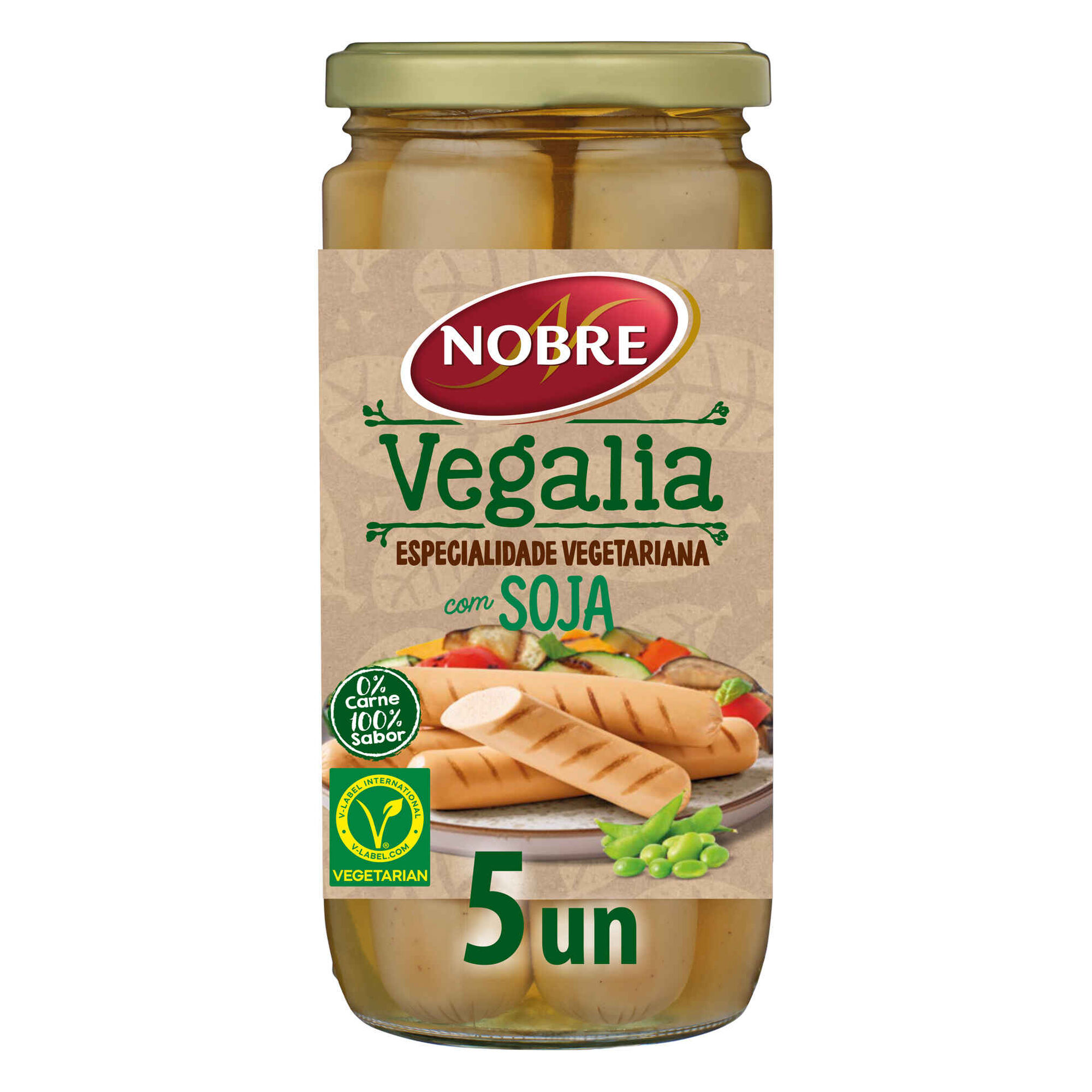 Salsichas de Soja Frasco