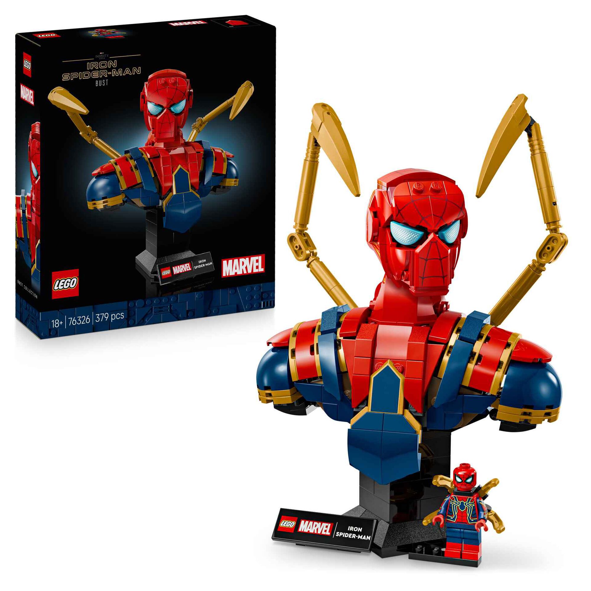 LEGO Marvel - Busto Do Iron Spider - Man - 76326