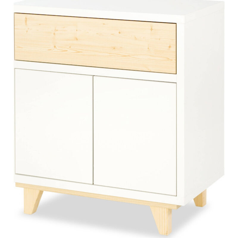 Cómoda 80x45x88cm Branco Lydia Twinko