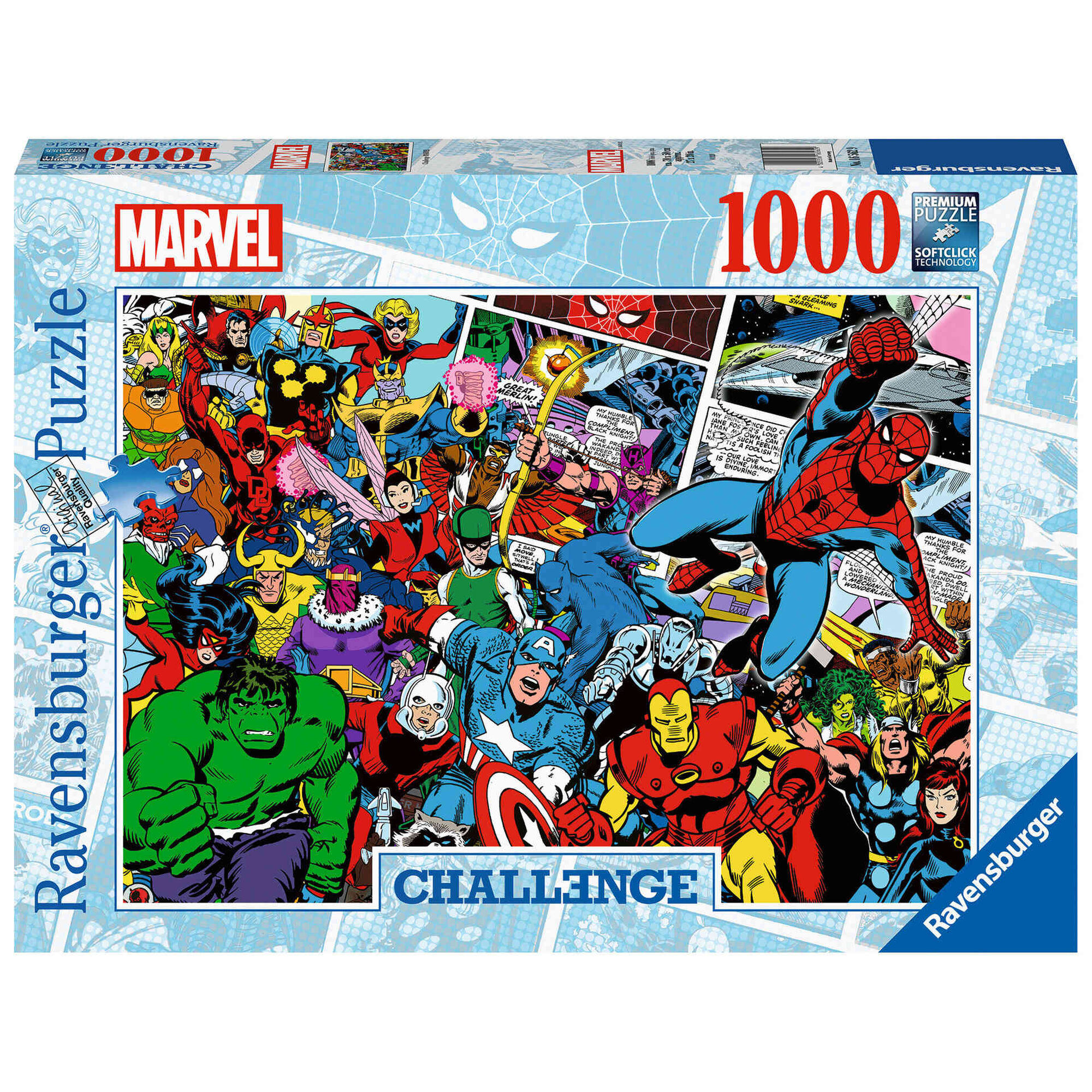 Puzzle Marvel Challenge 1000 Peças Puzzle Marvel Challenge 1000 Peças