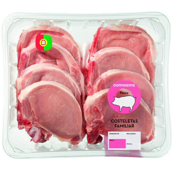 Costeletas de Porco Continente