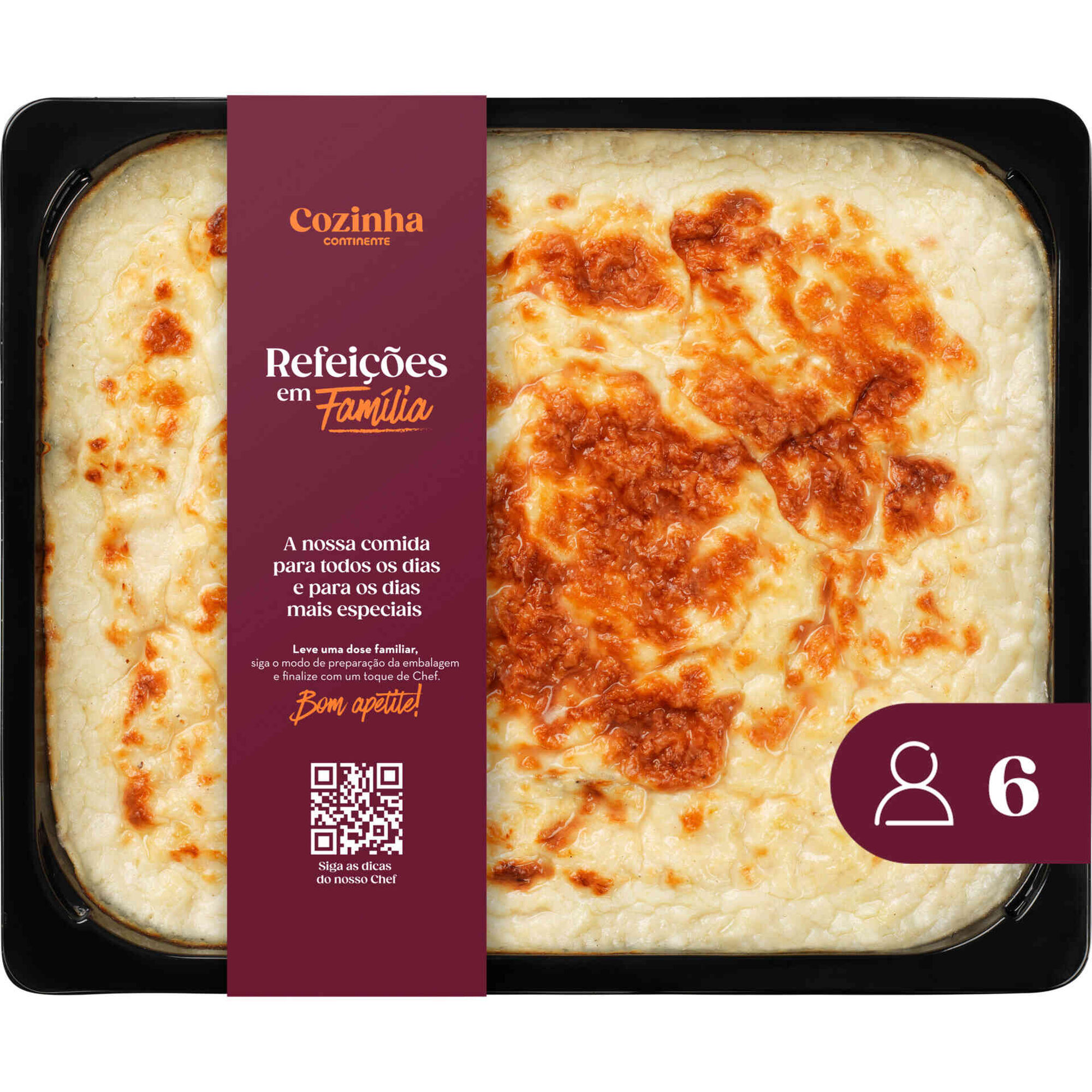 Bacalhau com Natas para 6 Pessoas