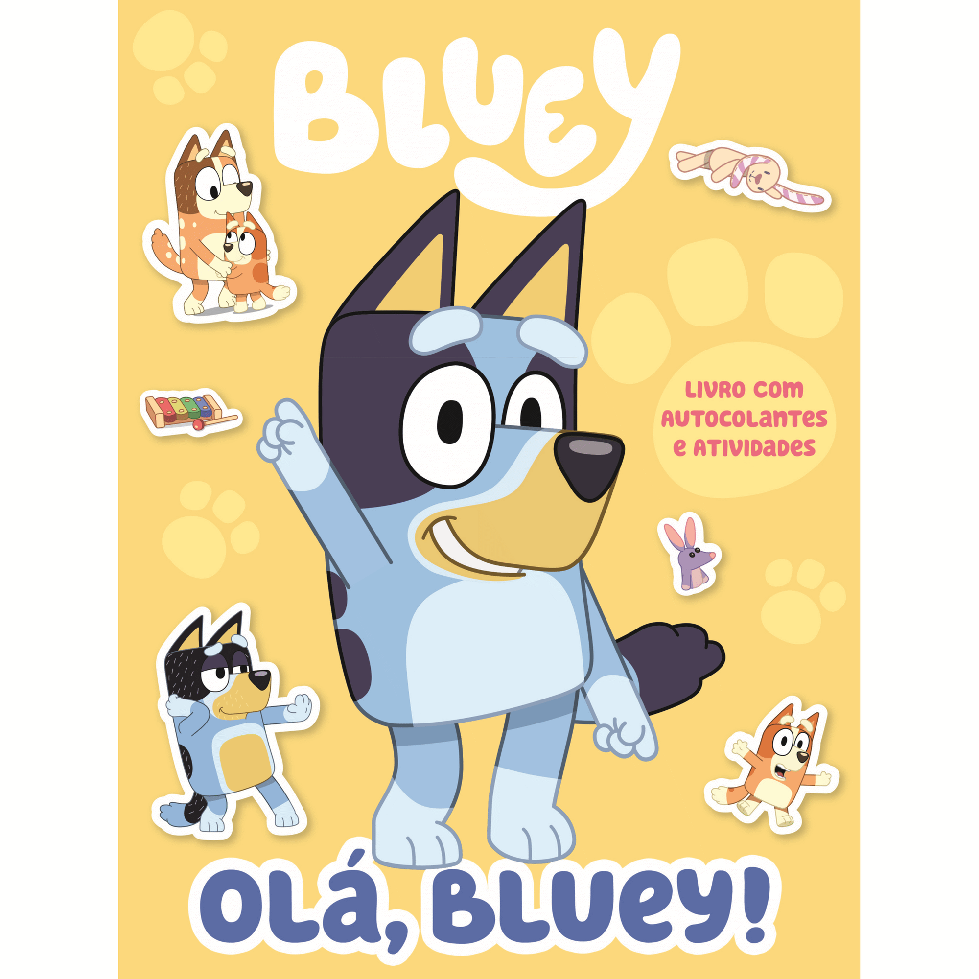 Olá, Bluey! - Livro com Autocolantes e Atividades