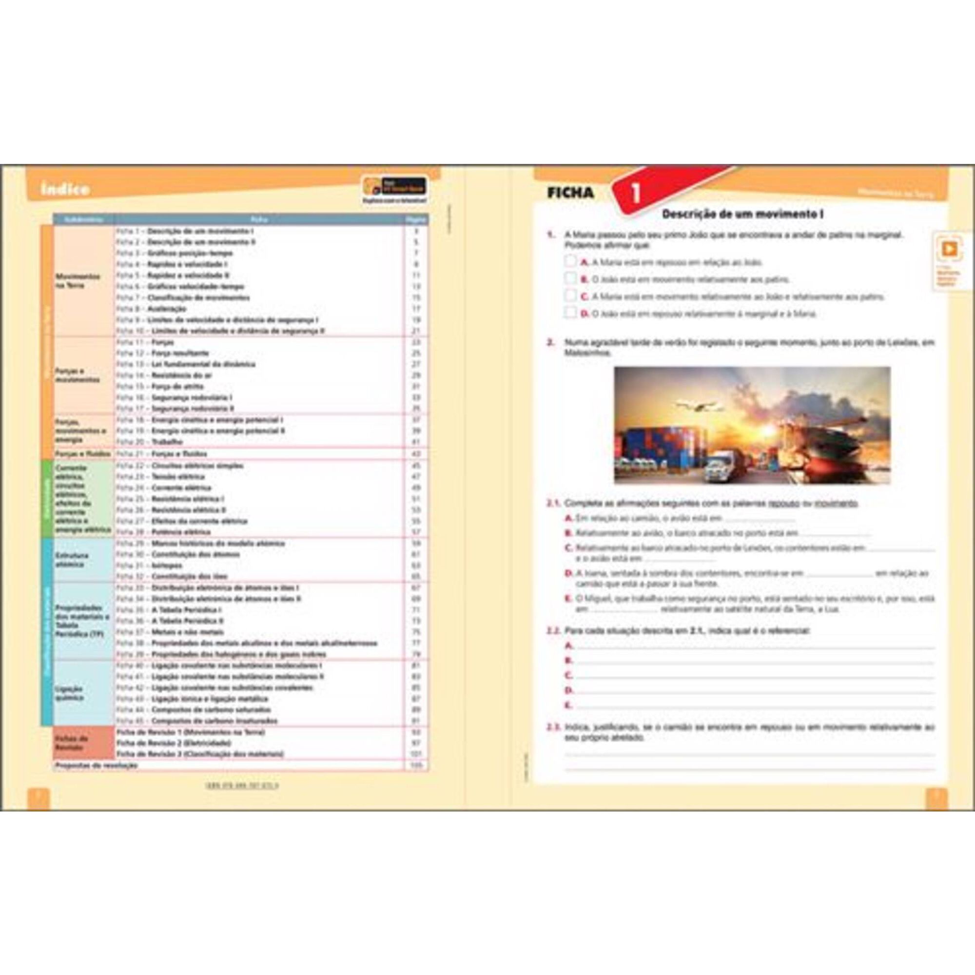 Fichas de Físico-Química - 9º Ano