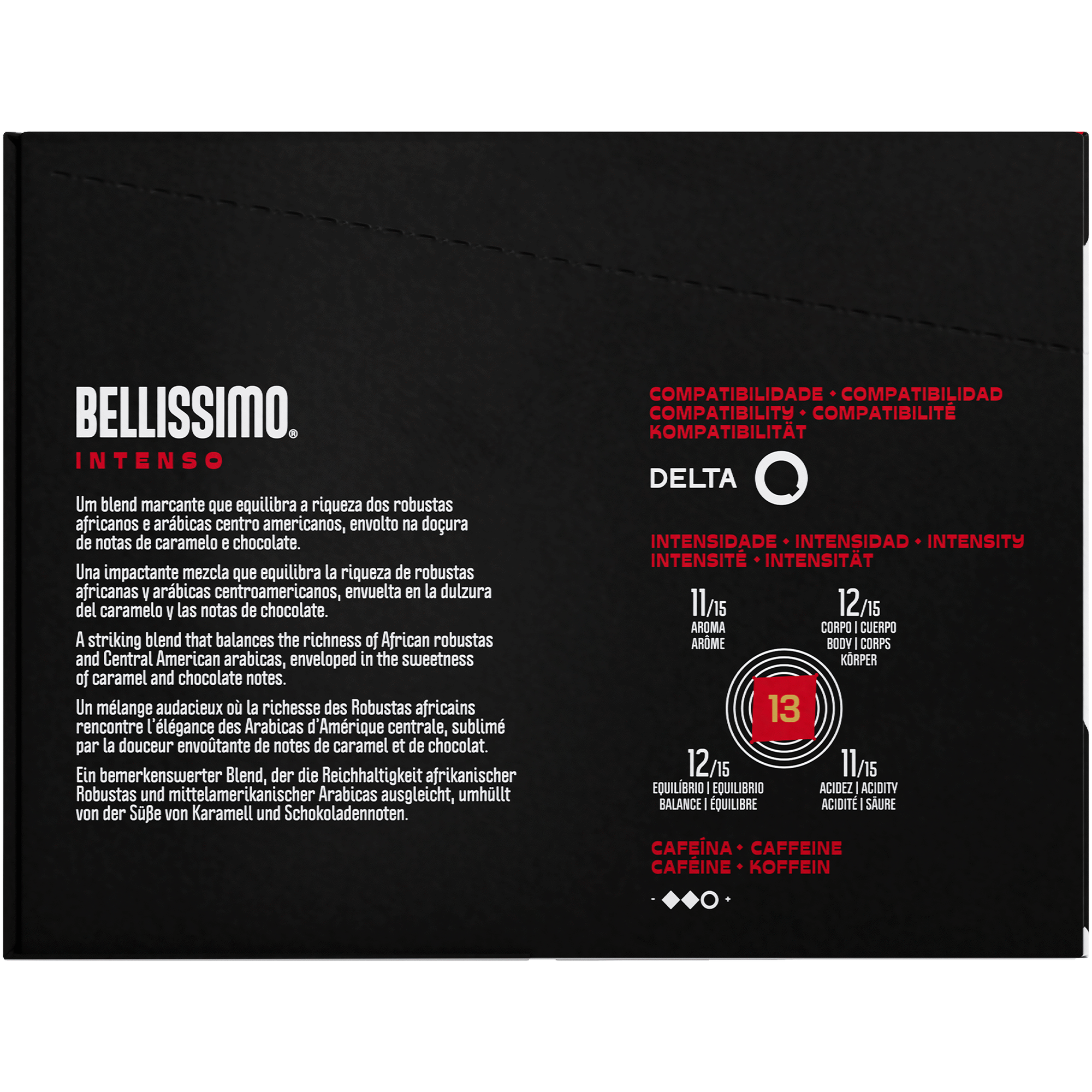 C&aacute;psulas de Caf&eacute; Aroma Intenso Int 10 Bellissimo