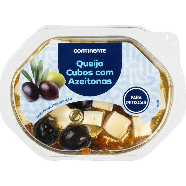 Queijo com Azeitonas para Saladas Continente