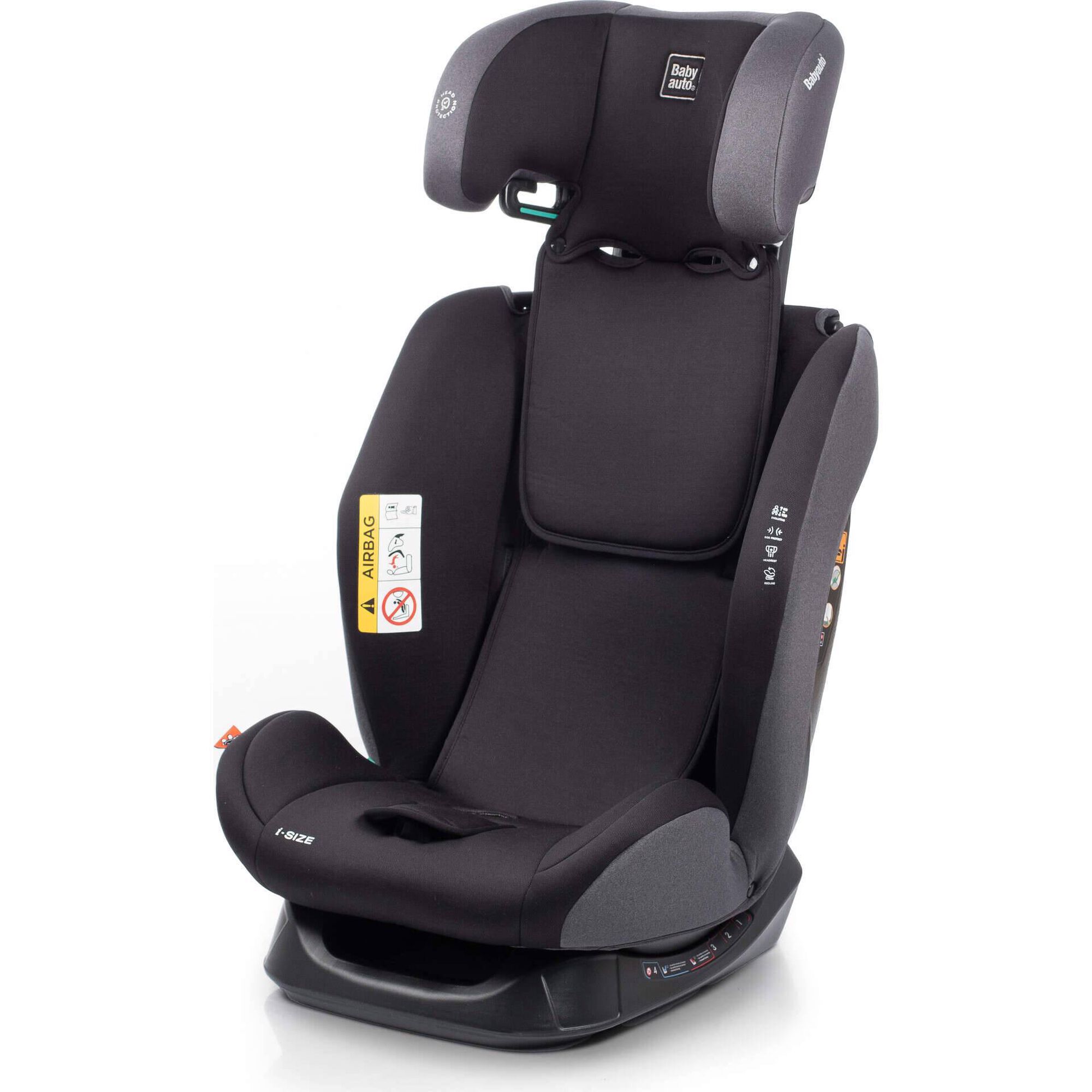 Cadeira Auto I-Size 40-150cm Lolo Belt Cinza Escuro