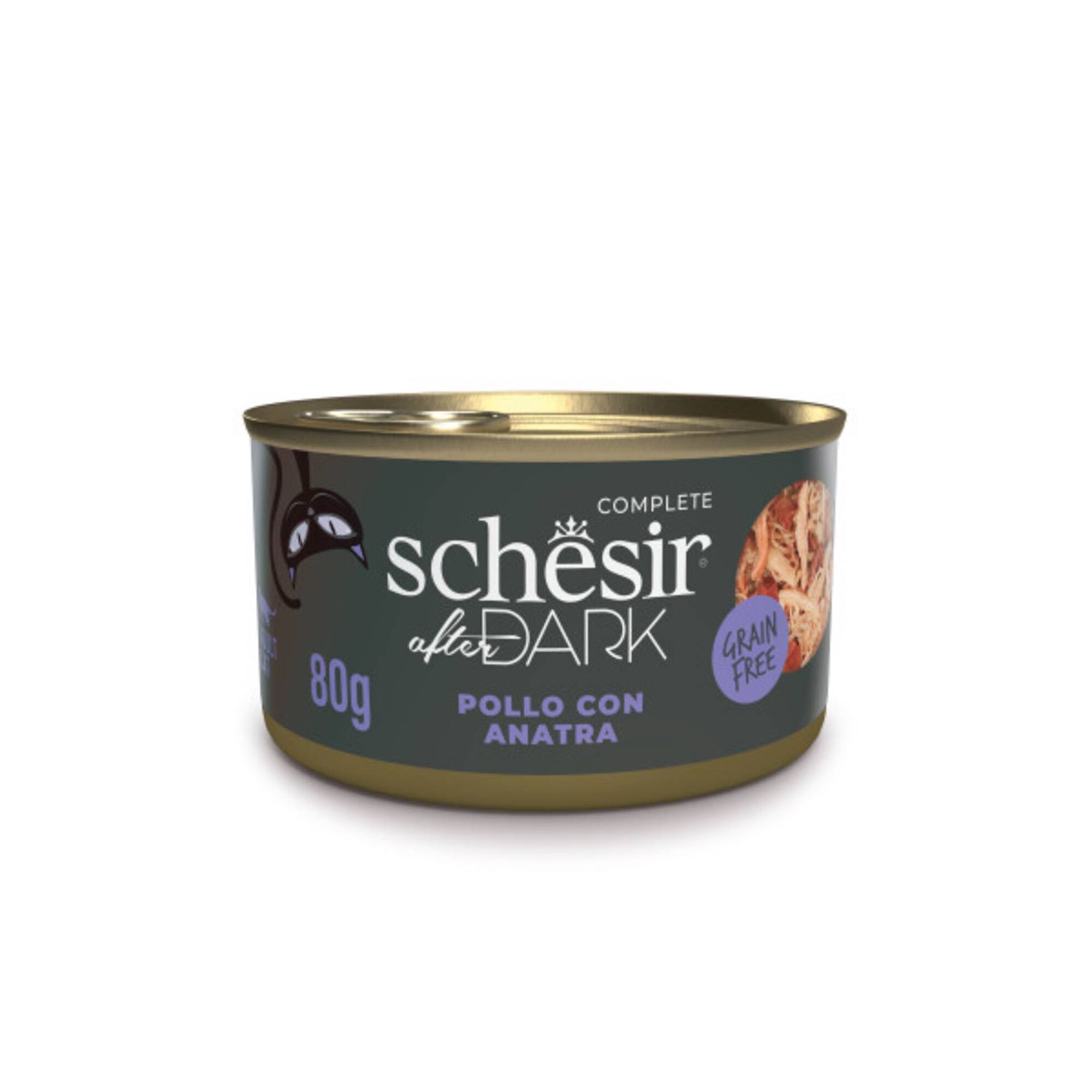 Comida H&uacute;mida para Gato Dark Pate Frango e Pato Schesir