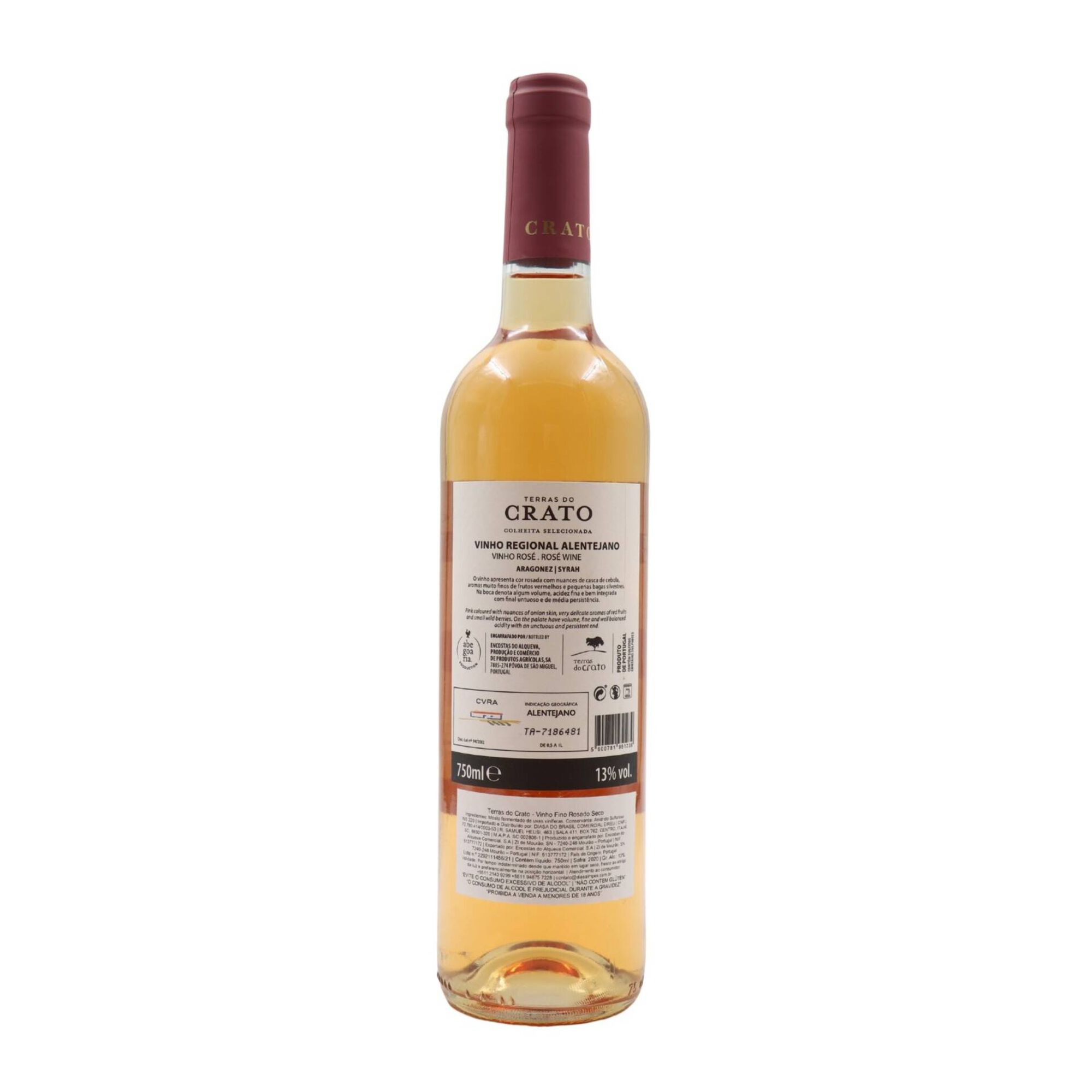 Terras do Crato Alentejano Vinho Ros&eacute;