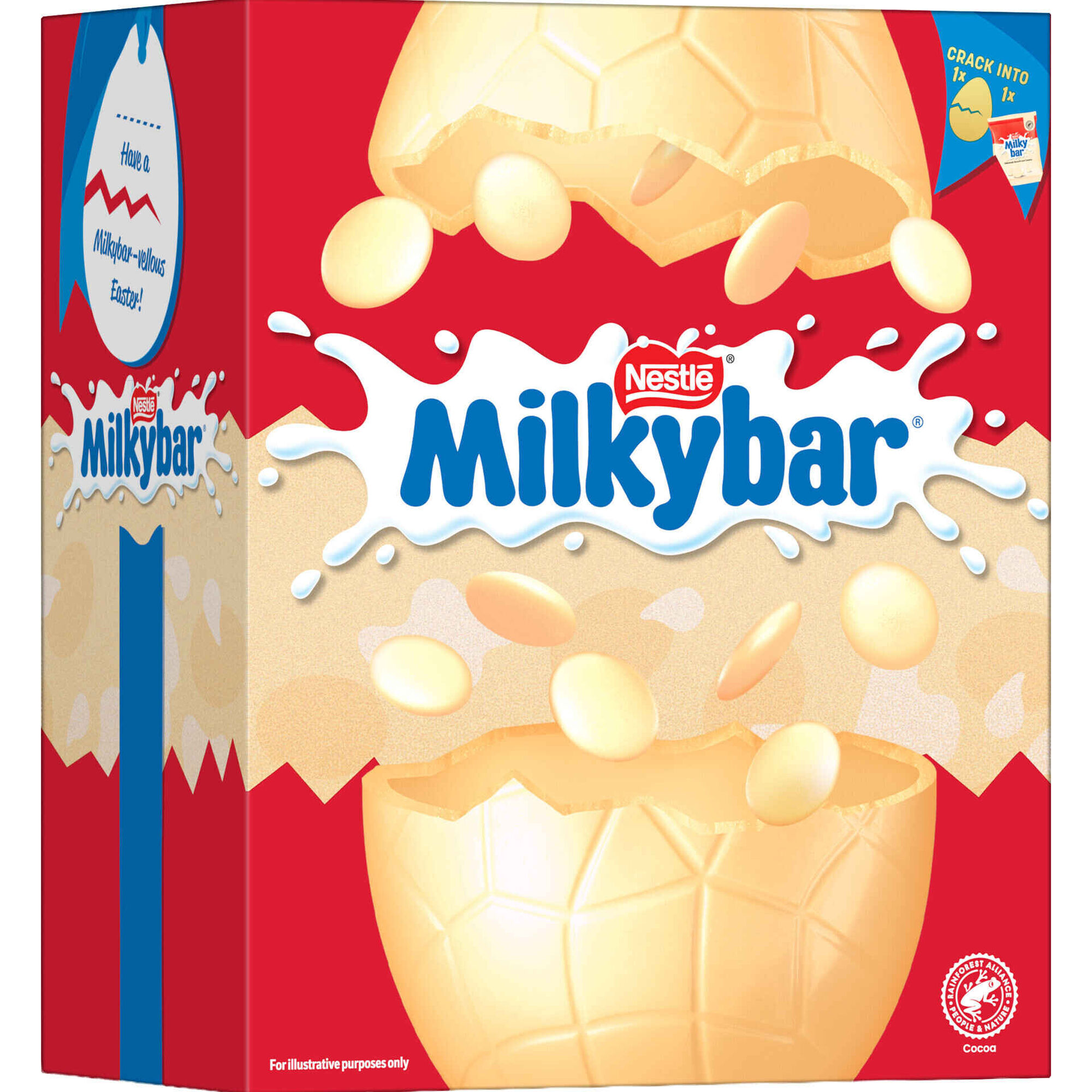 Ovo Chocolate Branco Milkybar Nestl&eacute;