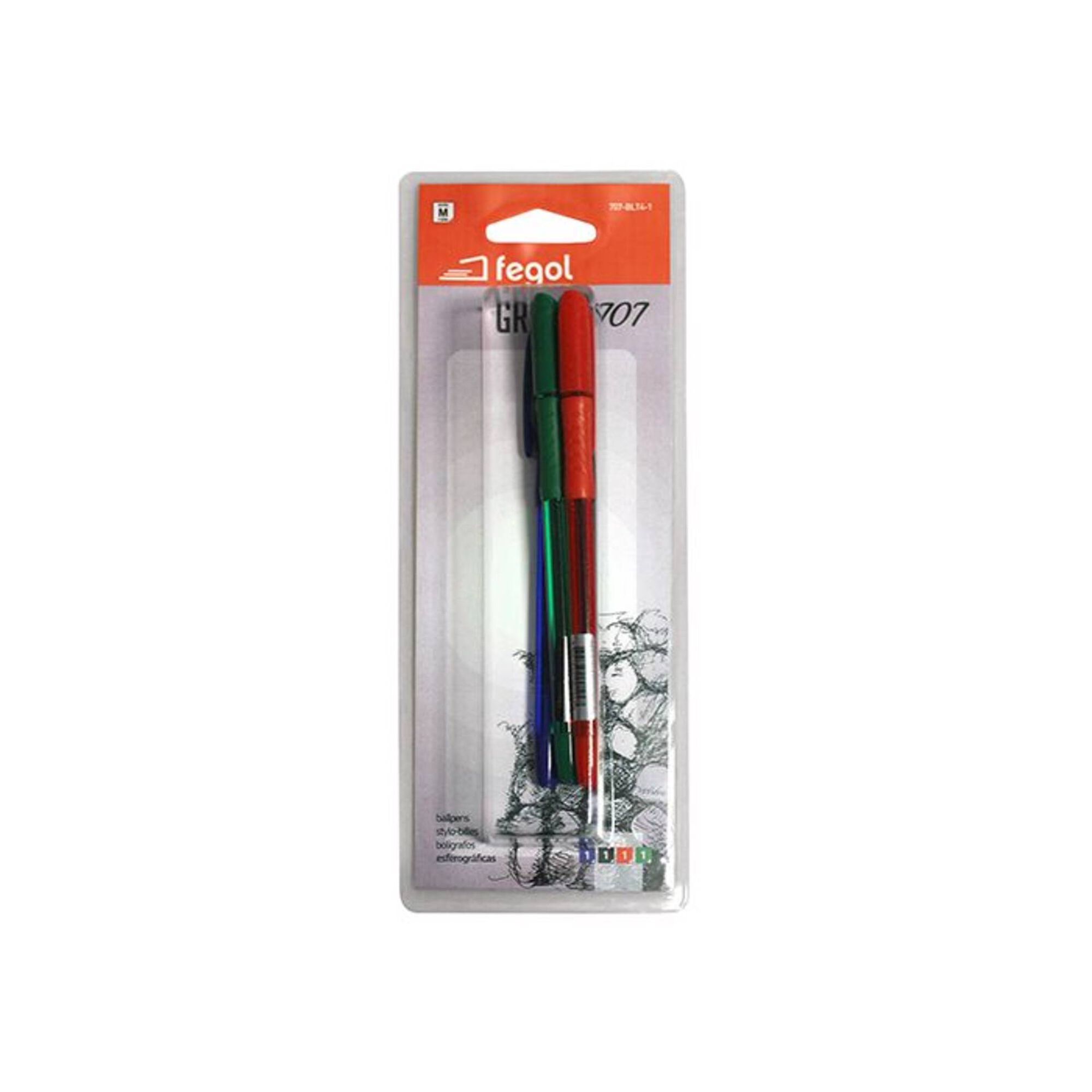 Roller de Tinta Gel Preta, Azul, Vermelha e Verde Roller de Tinta Gel Preta, Azul, Vermelha e Verde