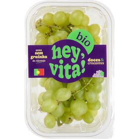 Uva Branca sem Grainha Biol&oacute;gica Hey, Vita!