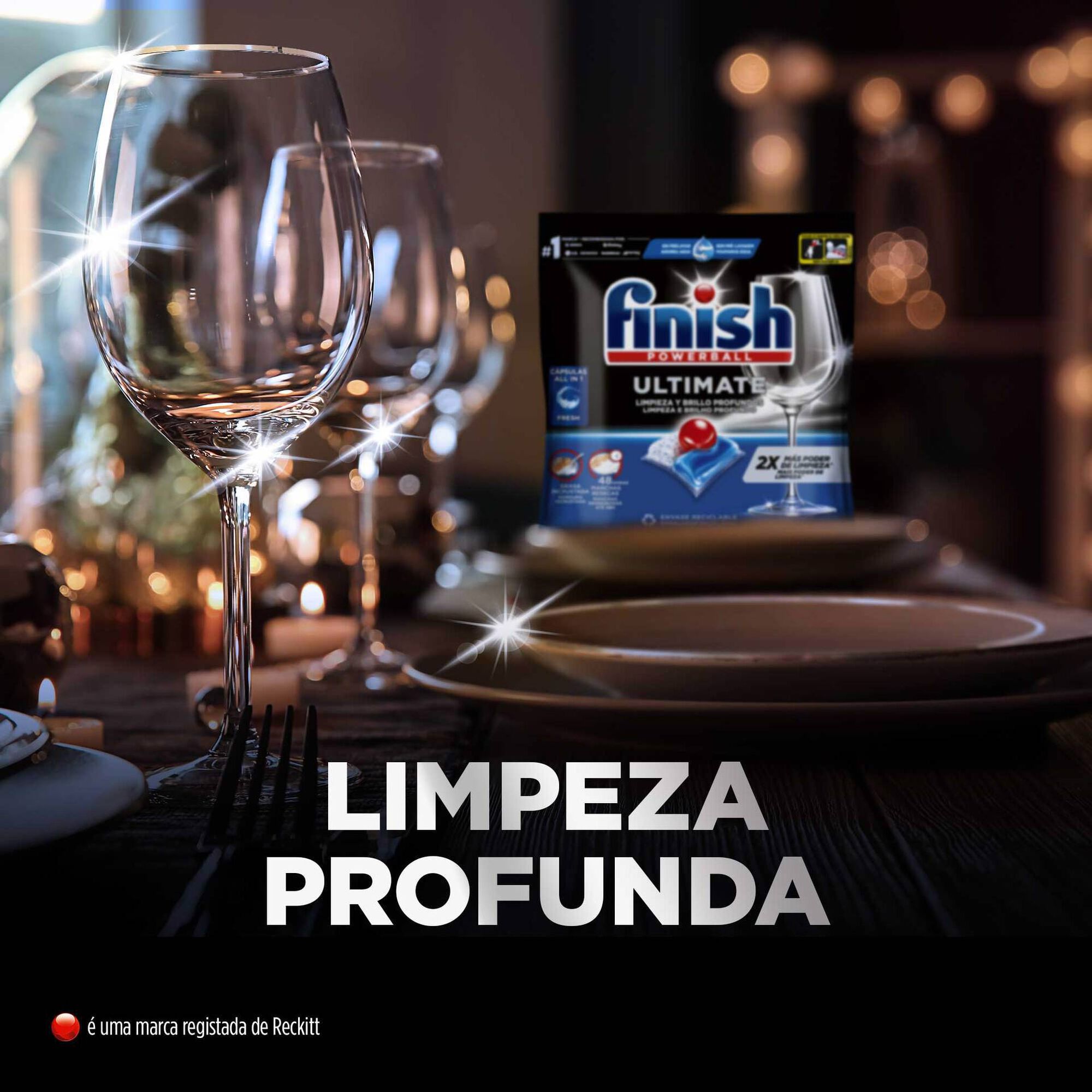 Detergente Máquina Loiça Pastilhas Ultimate Limão