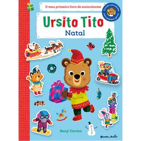 Ursito Tito - Natal - O Meu Primeiro Livro de Autocolantes de Benji Davies