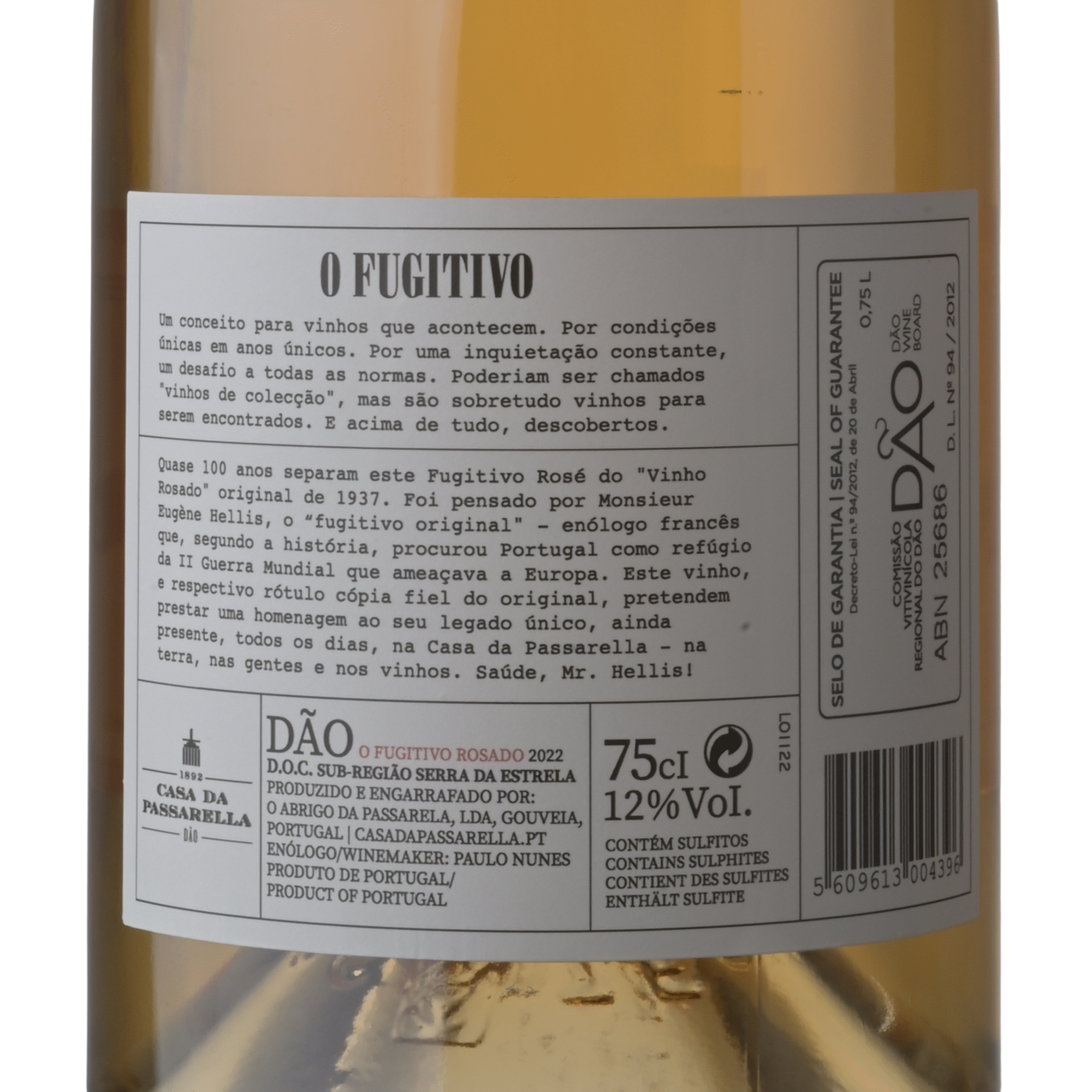 Casa da Passarella D&atilde;o Vinho Rosado