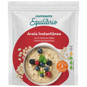 Aveia Instant&acirc;nea sem Gl&uacute;ten Continente Equil&iacute;brio