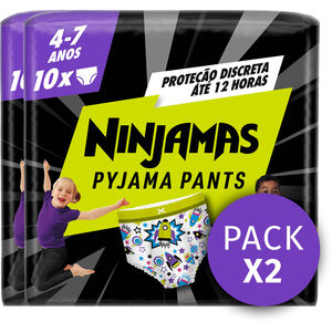 Fraldas Cueca Ninjamas Foguetão 17-30kg T7 Dodot
