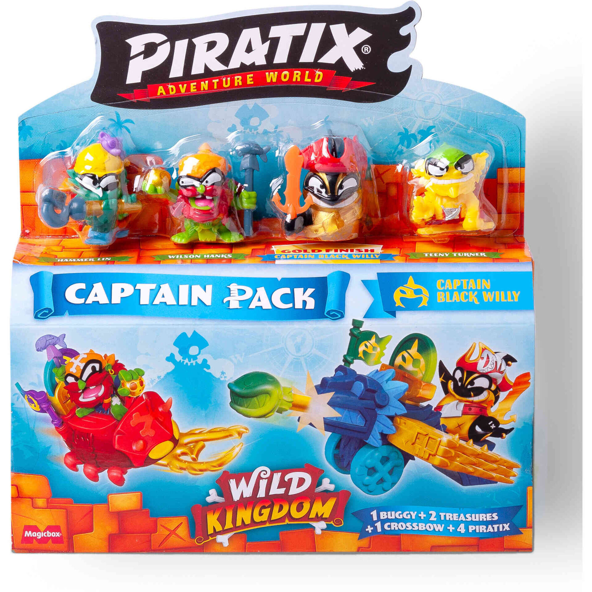 Piratix - Pack Figuras Capit&atilde;o Black Willy (v&aacute;rios modelos)