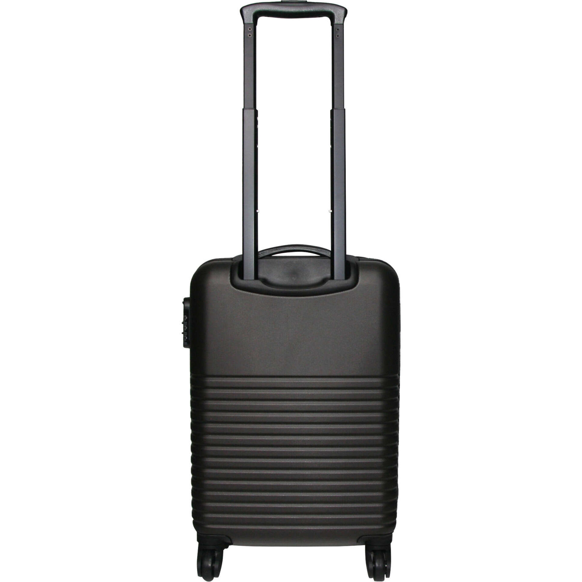 Mala de Cabine 4 Rodas Preta e Verde Milão