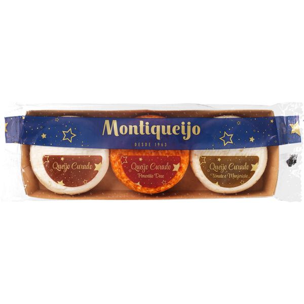 Cesto de 3 Queijos Curados Montiqueijo