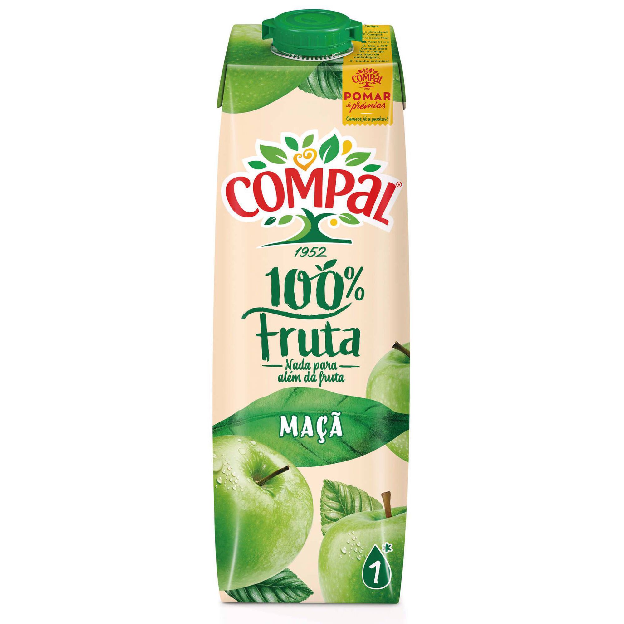 Sumo 100% Ma&ccedil;&atilde; Compal 100% Fruta