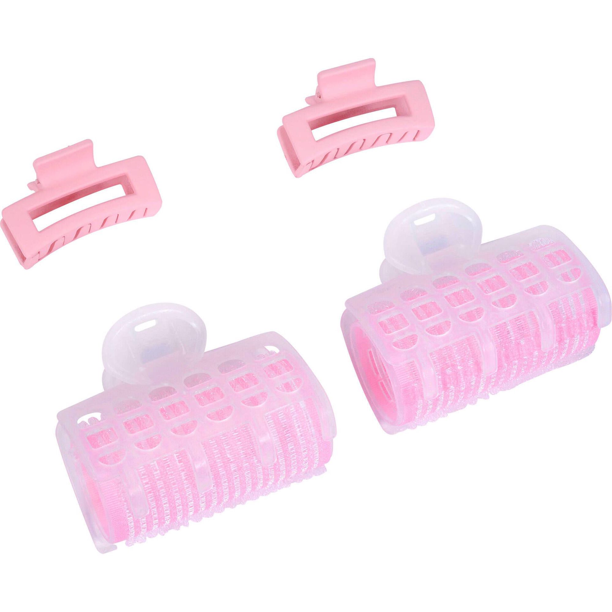 Conjunto 2 Molas e 2 Rolos de Cabelo Kasa (v&aacute;rios modelos)
