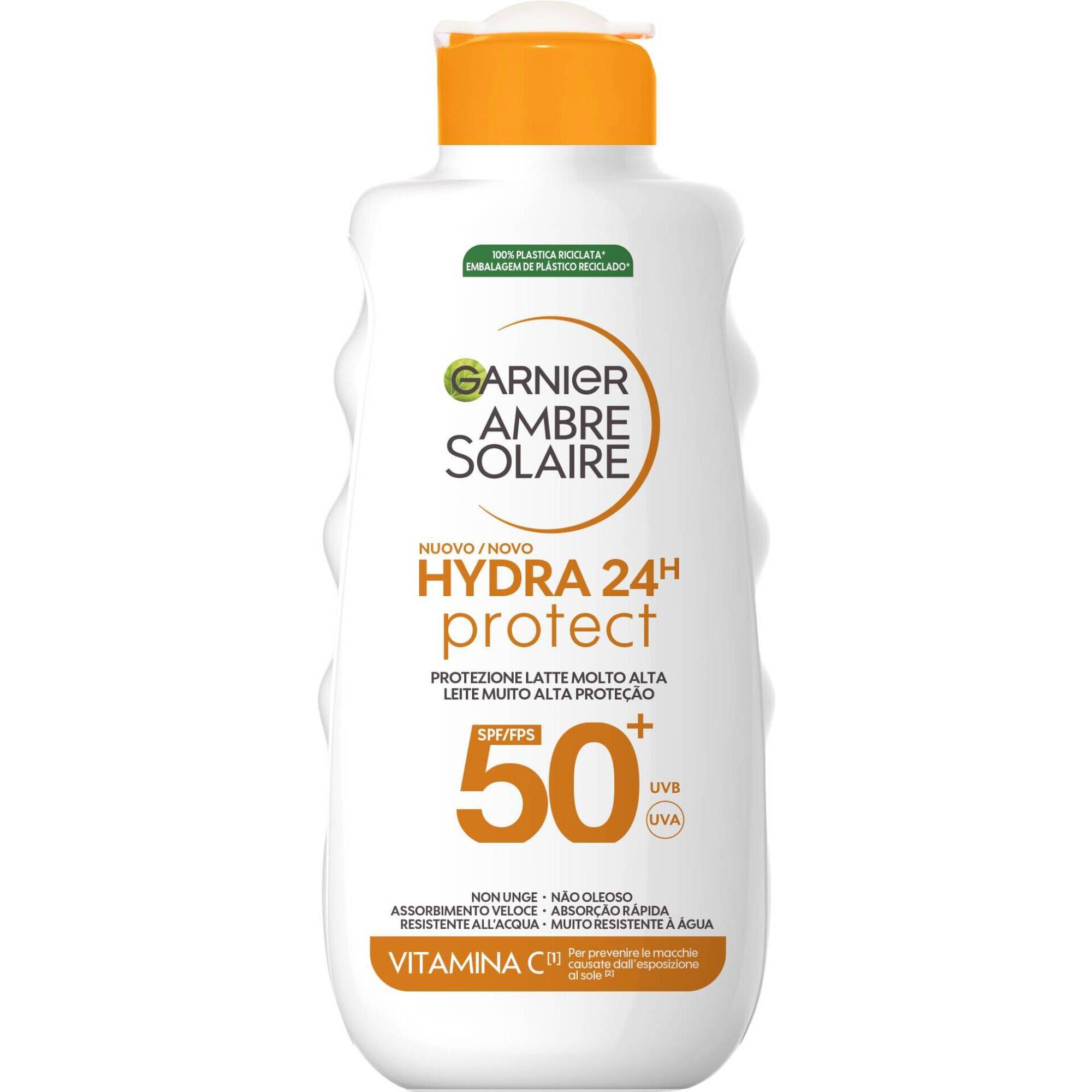 Protetor Solar Leite Ambre Solaire Hydra 24H FPS 50+