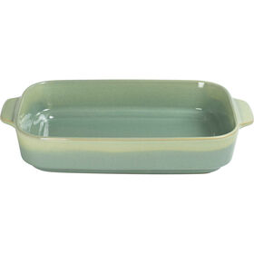 Assadeira Retangular Reativo 38x24cm Verde Kasa
