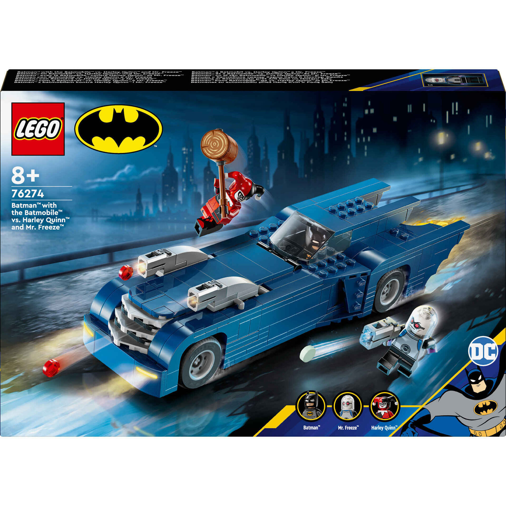 Batman com o Batmóvel vs. Harley Quinn e Mr. Freeze - 76274 Batman com o Batmóvel vs. Harley Quinn e Mr. Freeze - 76274