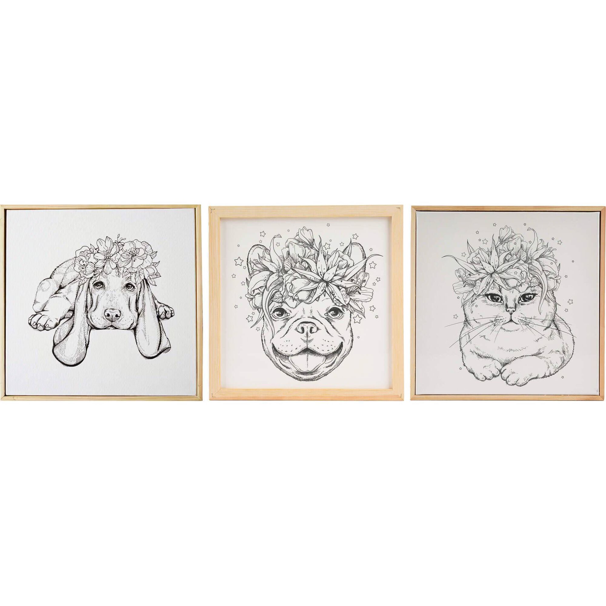 Tela com Moldura para Pintar