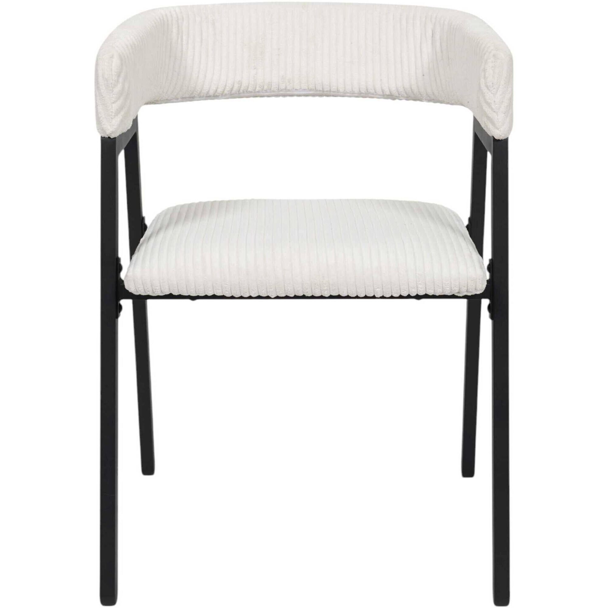 Conjunto de 2 Poltronas Estofadas Bege Scott