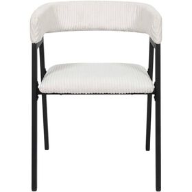 Conjunto de 2 Poltronas Estofadas Bege Scott