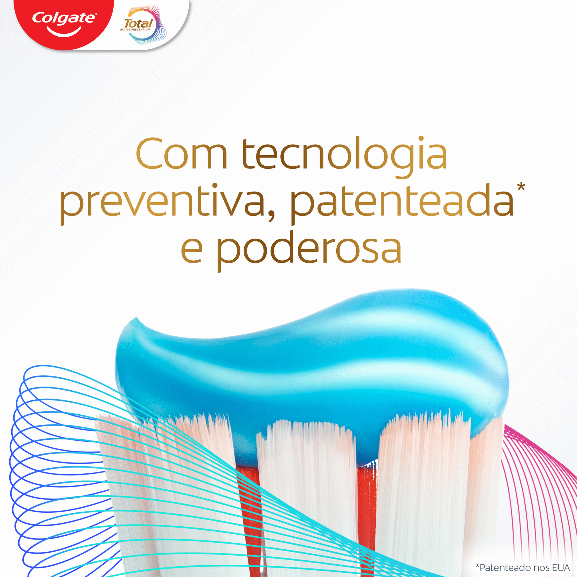 Pasta de Dentes Prote&ccedil;&atilde;o Total Branqueadora