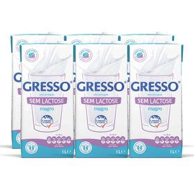 Leite UHT Magro sem Lactose Gresso