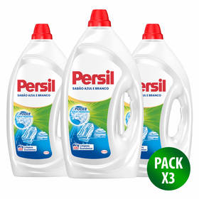 Detergente M&aacute;quina Roupa L&iacute;quido Sab&atilde;o Azul e Branco Persil