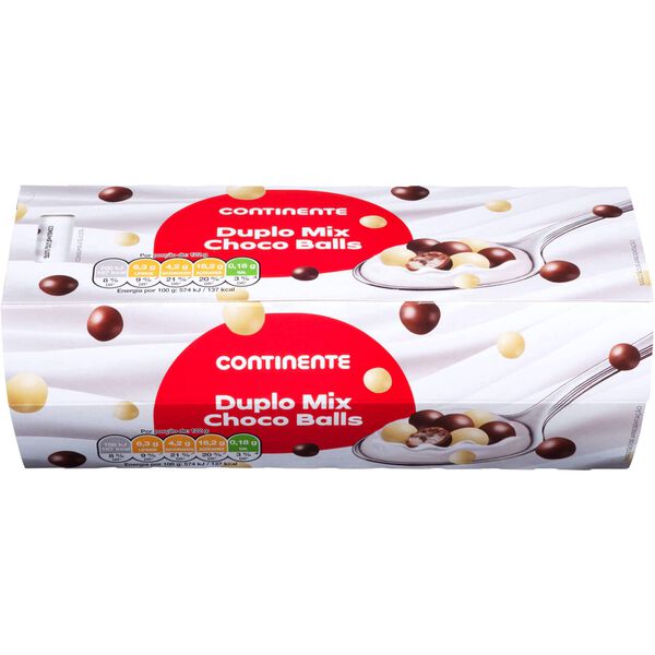 Iogurte Duplo Mix Choco Balls Infantil Continente