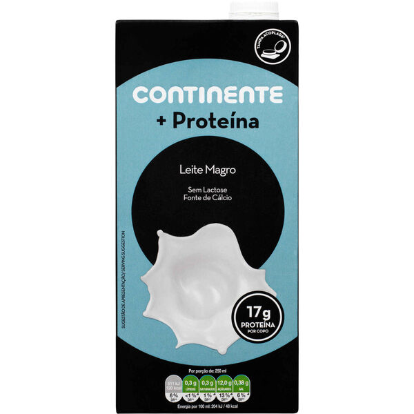 Leite Magro Proteína sem Lactose Continente
