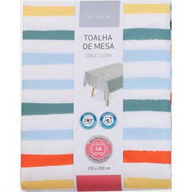 Toalha Mesa PVC Riscas Kasa