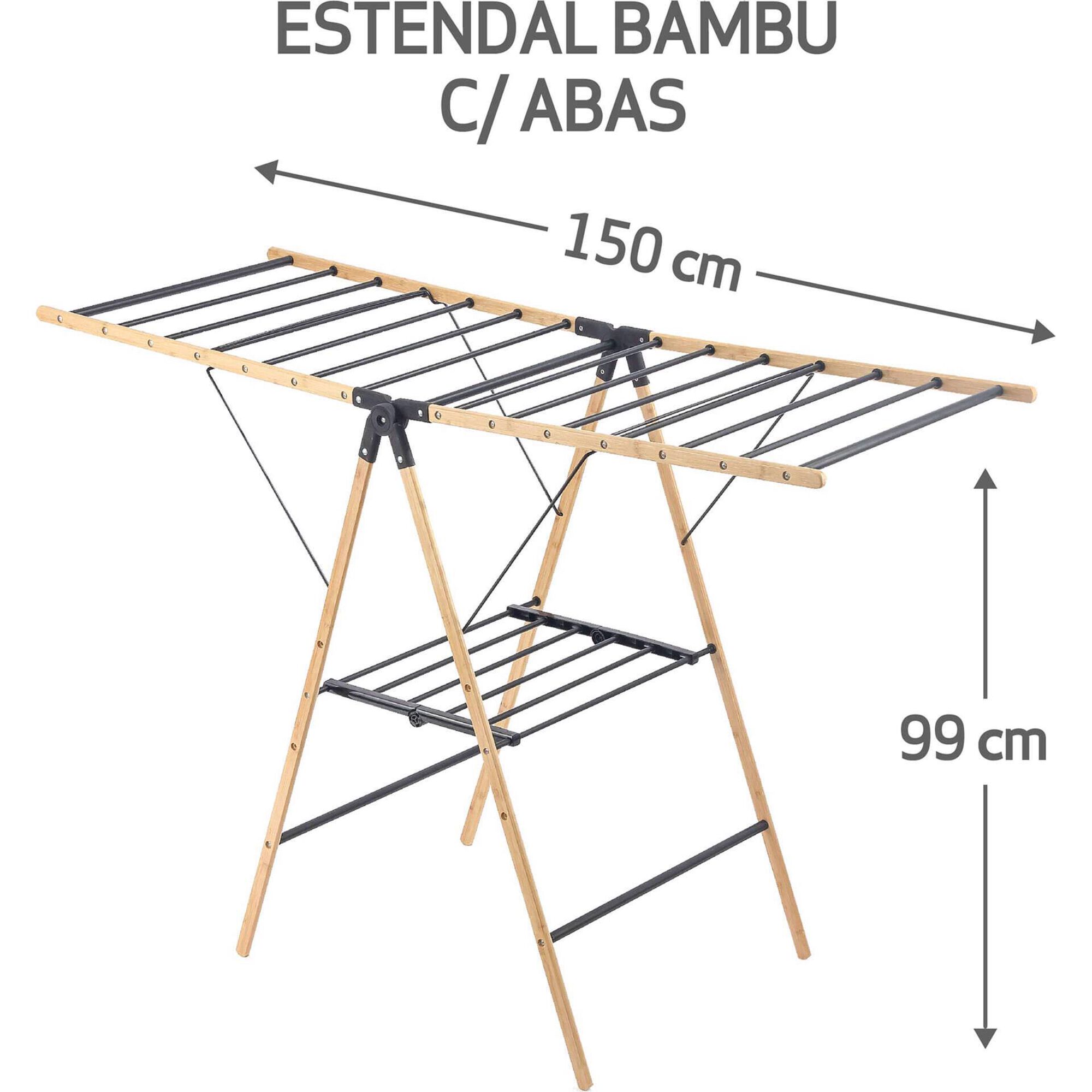 Estendal Ch&atilde;o com Abas Bambu 11,5m