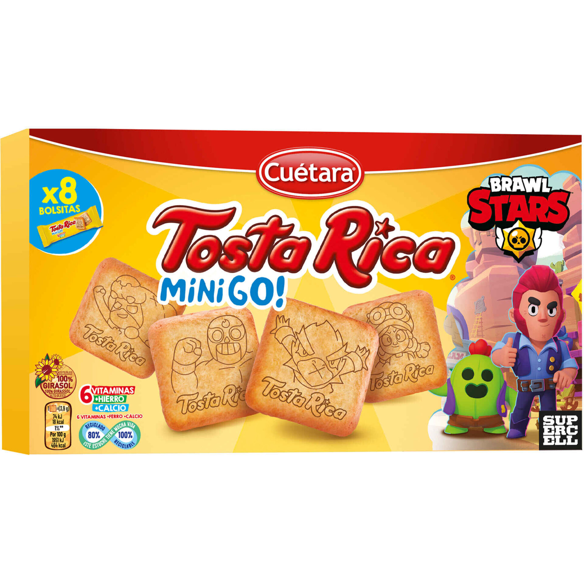 Bolachas Tosta Rica Mini Go