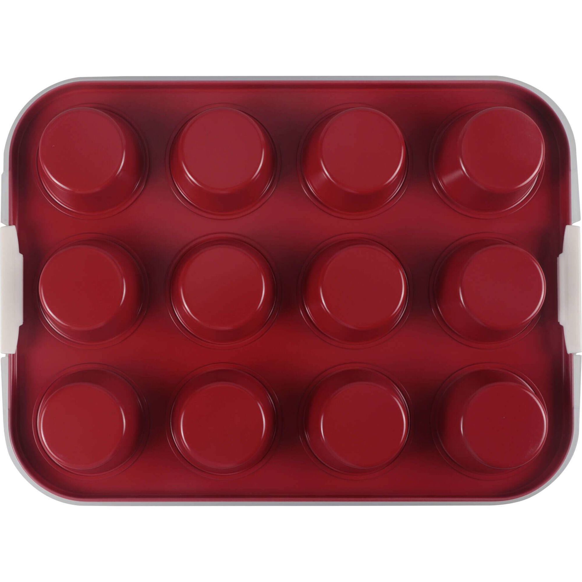 Forma para 12 Muffins com Tampa Kasa