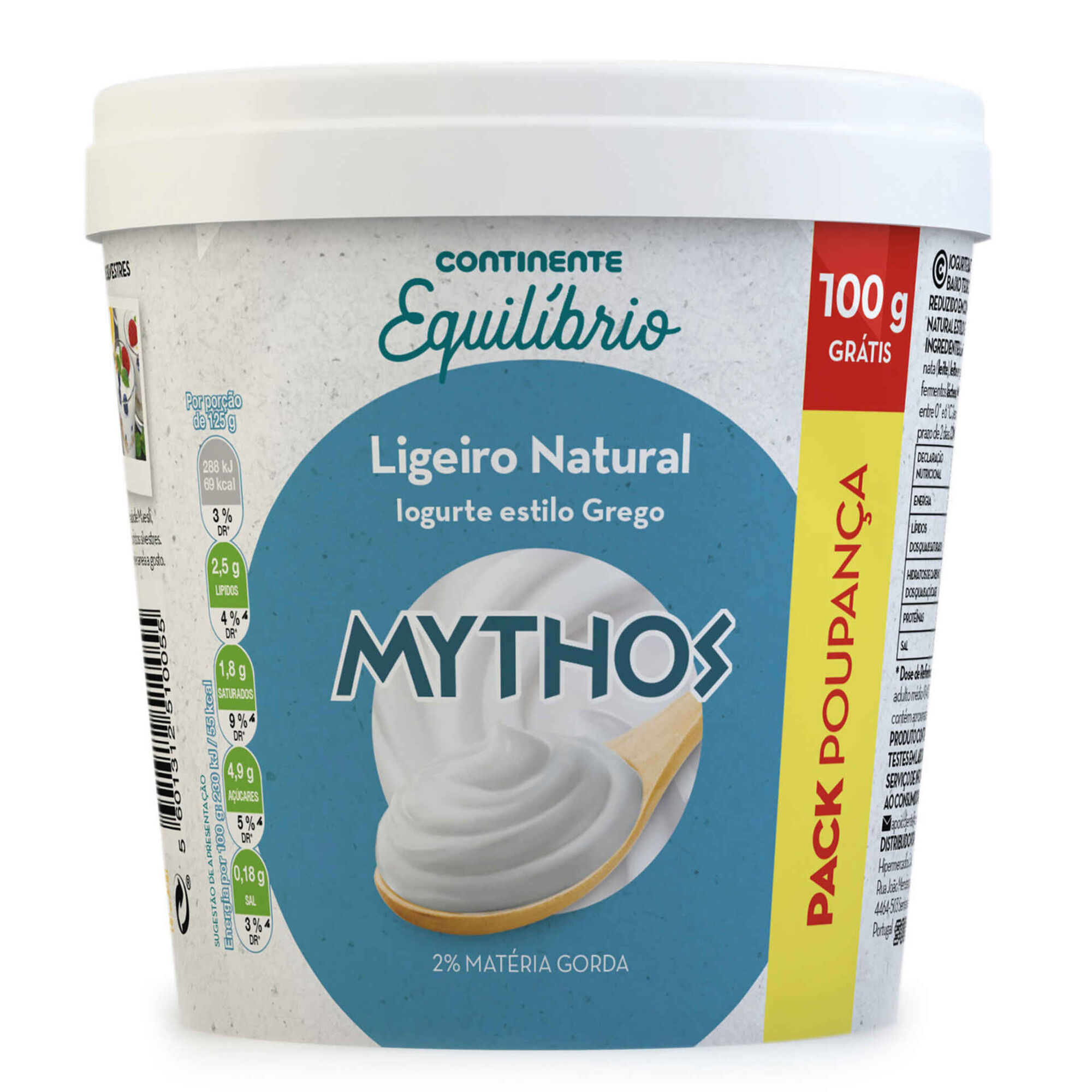 Iogurte Grego Mythos Ligeiro Natural Pack Poupança