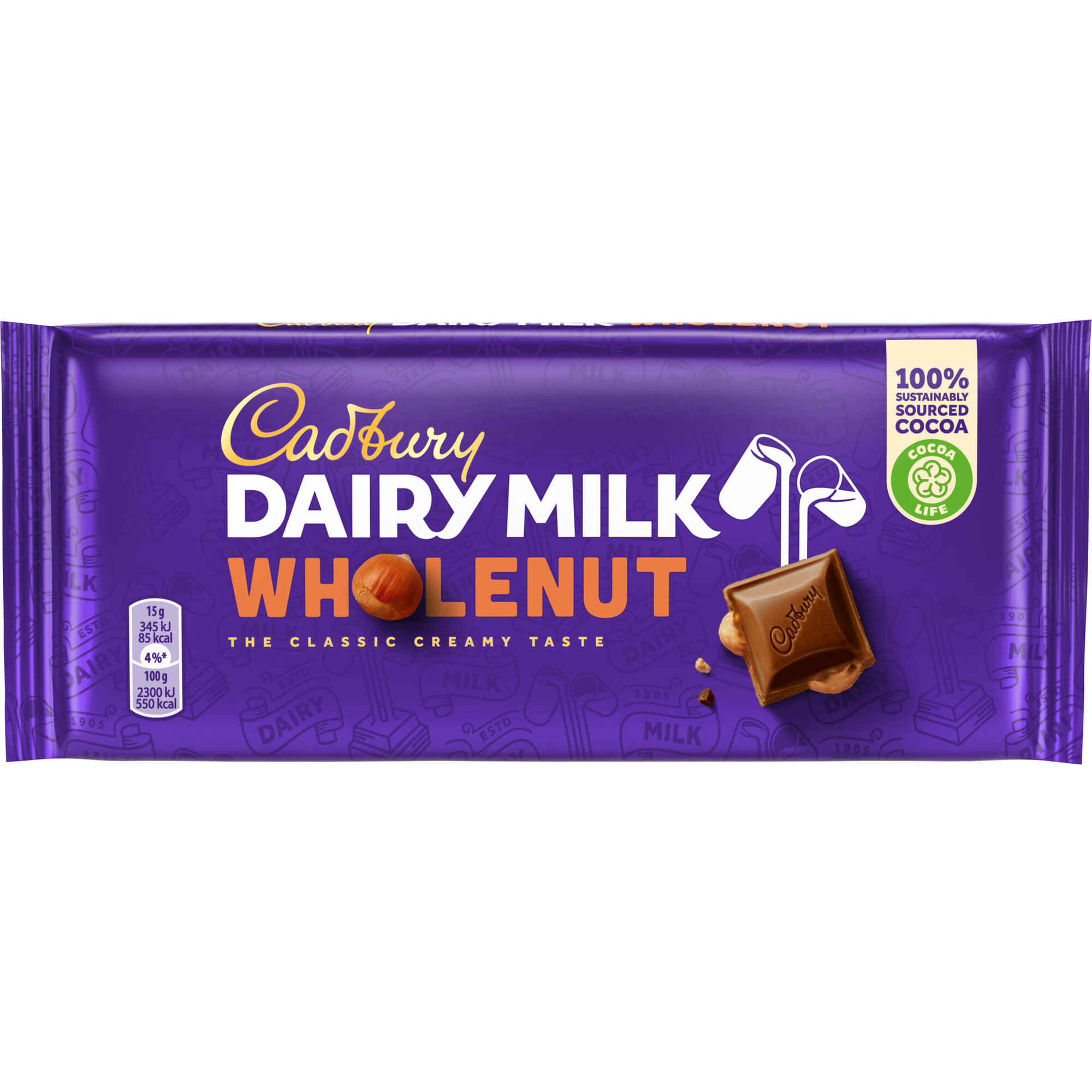 Tablete de Chocolate de Leite e Avelã Dairy Milk